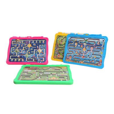 Boule de roulement magnétique en plastique de Maze Game Drawing Board With du puzzle des enfants d'OEM