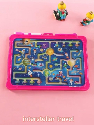 Voyage magnétique de Maze Interactive Learning Toys Interstellar de boule d'enfant en bas âge pour 3 ans