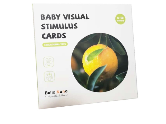 Usines visuelles nouveau-nées Flashcards d'animaux de cartes de stimulation de bébé de Cutomized pendant 6-12 mois
