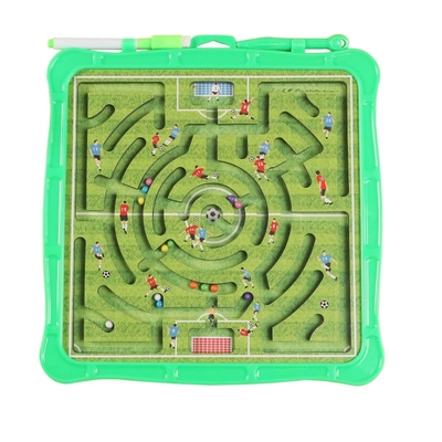 petit jeu de champ magnétique de Maze Board Puzzle Ball Football des enfants