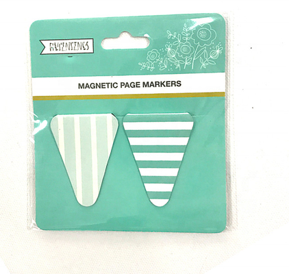Marqueur de page de Mini Marks Triangle Magnetic Bookmark pour la lecture de livre