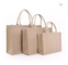 Le sac à provisions de client de plaine d'écran en soie a adapté les sacs aux besoins du client faits main de jute de chanvre de plage de cadeau