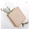 Le sac à provisions de client de plaine d'écran en soie a adapté les sacs aux besoins du client faits main de jute de chanvre de plage de cadeau