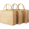 Emballage imprimé réutilisable d'achats de Tote Burlap Bag For Grocery de sacs de jute