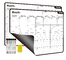 Calendrier mensuel adapté aux besoins du client de tableau blanc de réfrigérateur de calendrier de réfrigérateur magnétique