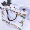 Matt Laminated Gusset Paper Bag empaquetant Art Paper Luxury Gift Bags avec la fleur