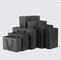 ODM Matte Lamination Paper Bag Packaging Logo Black Shopping Bag fait sur commande