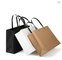 Sacs à provisions personnalisés de Brown de sacs de marchandises de Papier d'emballage Logo Printed noir
