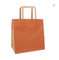 Le cadeau de papier d'emballage de plaine de couleur solide de CMYK met en sac les sacs en papier écologiques 190gsm