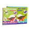 Jouets magnétiques de boîte de jeu de livre de dinosaure de casse-tête d'enfants pour le jardin d'enfants