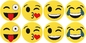 Emoji Smiley Face Magnetic Dry Eraser mignon pour le tableau noir Whitebaord