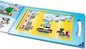 Carry Magnetic Jigsaw Puzzle Travel Toy Vehicle vert de 15 morceaux