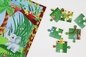 Jeux et puzzles éducatifs de couleur d'OEM Pantone pendant 4-8 années 4 paquets