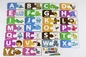 Cartes assorties d'alphabet animal de papier de casse-tête de Greyboard de vernis